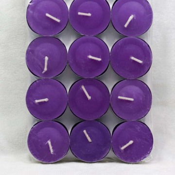 Colors scented tealight candle party wedding celebrate
