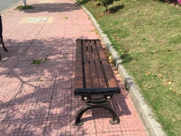 chinese style long life wpc garden bench