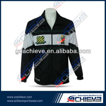 Windbreak unique design polyester sublimated jacket for teams
