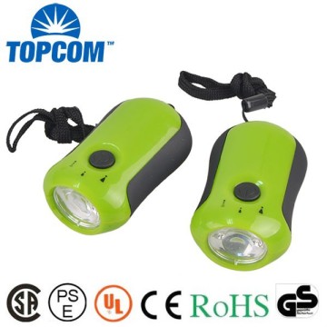 Dynamo Flashlight 3 Modes Light Rechargeable Dynamo Flashlight