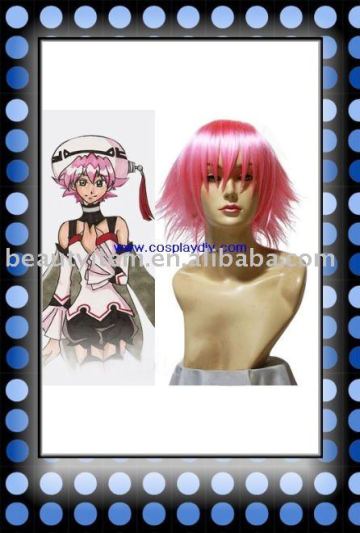 Hot sale Hack Shino Pink 25cm Cosplay Wig