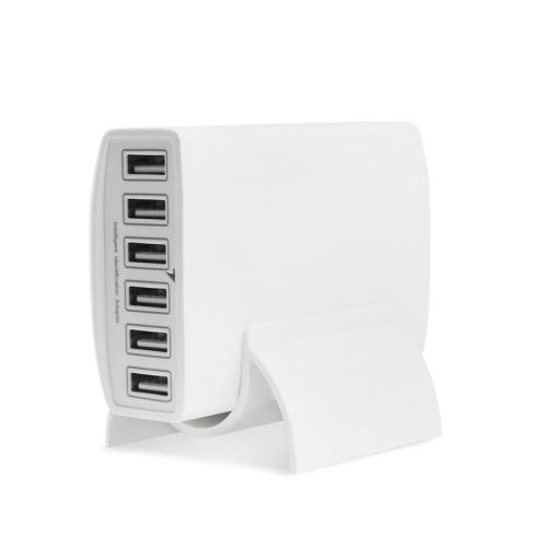 Multifunctionele standaard 6-poorts USB-oplader 60w