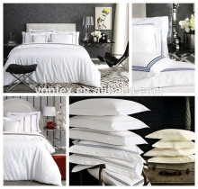 5 star hotel bleached bedding set