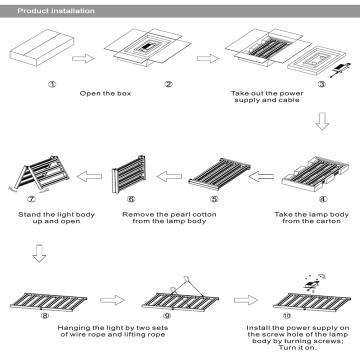 Estoque nos EUA LED Grow Light 640W