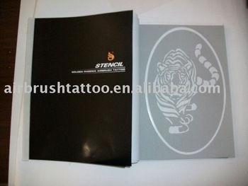 body tattoo stencil book