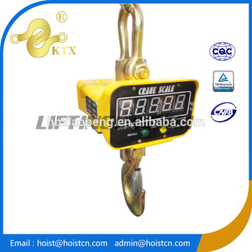 600kg OCS crane scale/Newest CE Approval LED Display Wireless Crane Scale/Digital Weighing Crane Scale