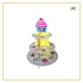 3 pneus vente chaude belle Cup Cake Stand