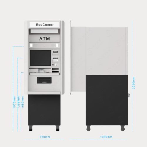 TTW Bulk Cash- und Münzspender automatisierter Teller -Maschine