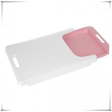 rectangle white uhmwpe plastic cutting board