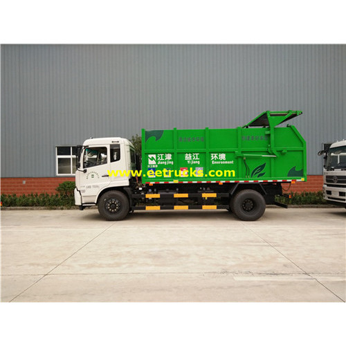 Dongfeng 8Ton docking Refuse Collector Trucks