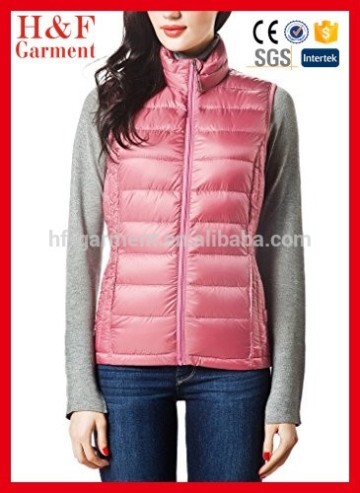 Women Water Resistant Down Puffer Vest For Winter Apparel