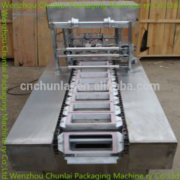 heat seal and heat cut bag making machine