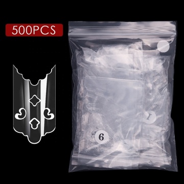 Special Shaped Clear Lace Nail Tips - Wholesale French False Nail Tips