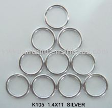 silver color aluminum jump rings