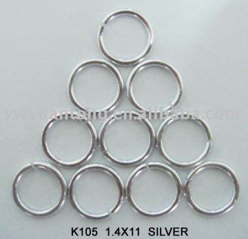 silver color aluminum jump rings