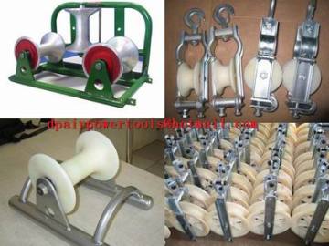 cable roller, galvanized,Cable roller with ground plate,Cable Guides rollers