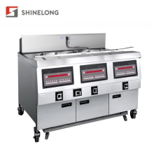 K960 Electric 3 Tank 6 Basket Open Fryer