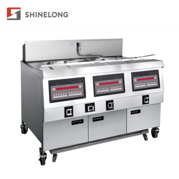 K960 Electric 3 Tank 6 Basket Open Fryer