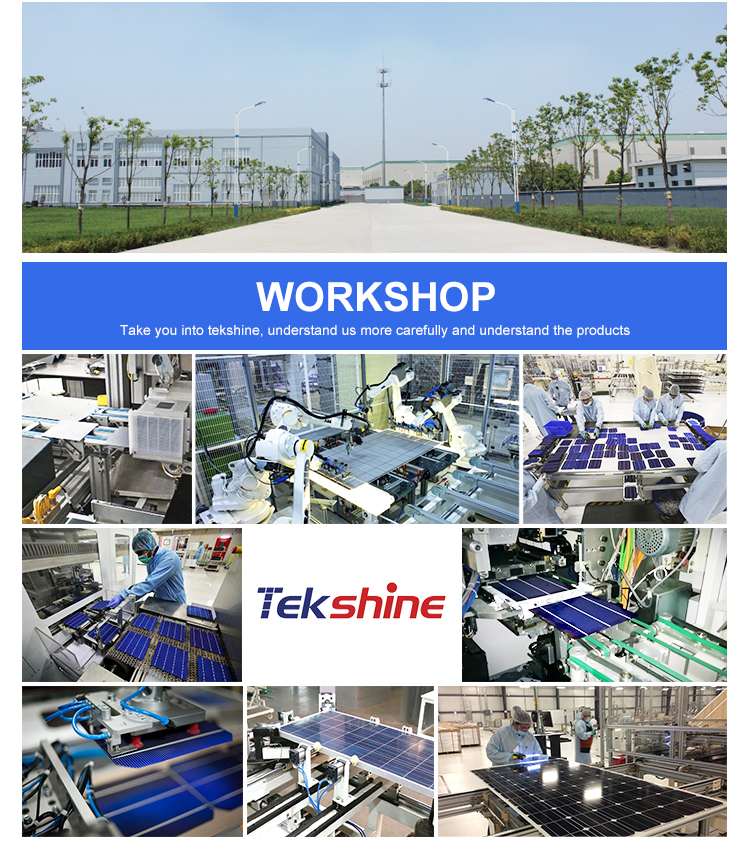 Tekshine solar panel cheap 530w perc mono half cut cell solar panels 100w