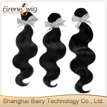Double drawn natural black natural straight hair cheap price