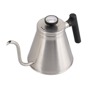 Stainless steel Hand drip Coffee Kettle With Thermometer