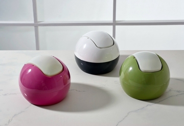 plastic mini trash can, small car dustbin