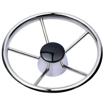 Marine Stainless Steel Steering Wheel Boat Steering Wheel Set For Ship Yacht