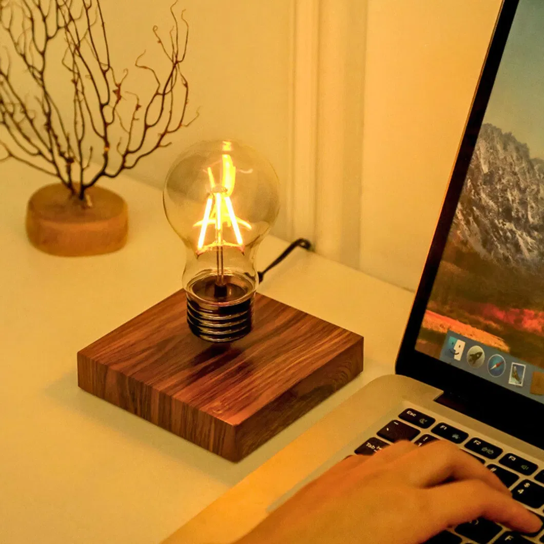 Magnetic Levitation Light Bulb - 360° Rotation, Desk Lamp, Night Lights, Touch Control