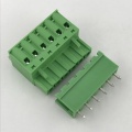 push in botton contact pluggable terminal block