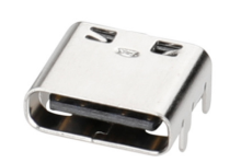 USB3.1 Shell Contacts through hole