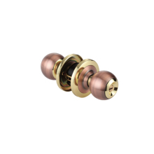 Brass Finishing Brass Cylinder Konb Lockset Entry