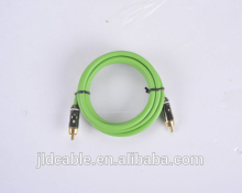 JLD Audio new green high end RCA Cable for audio sound system (RCA-02)