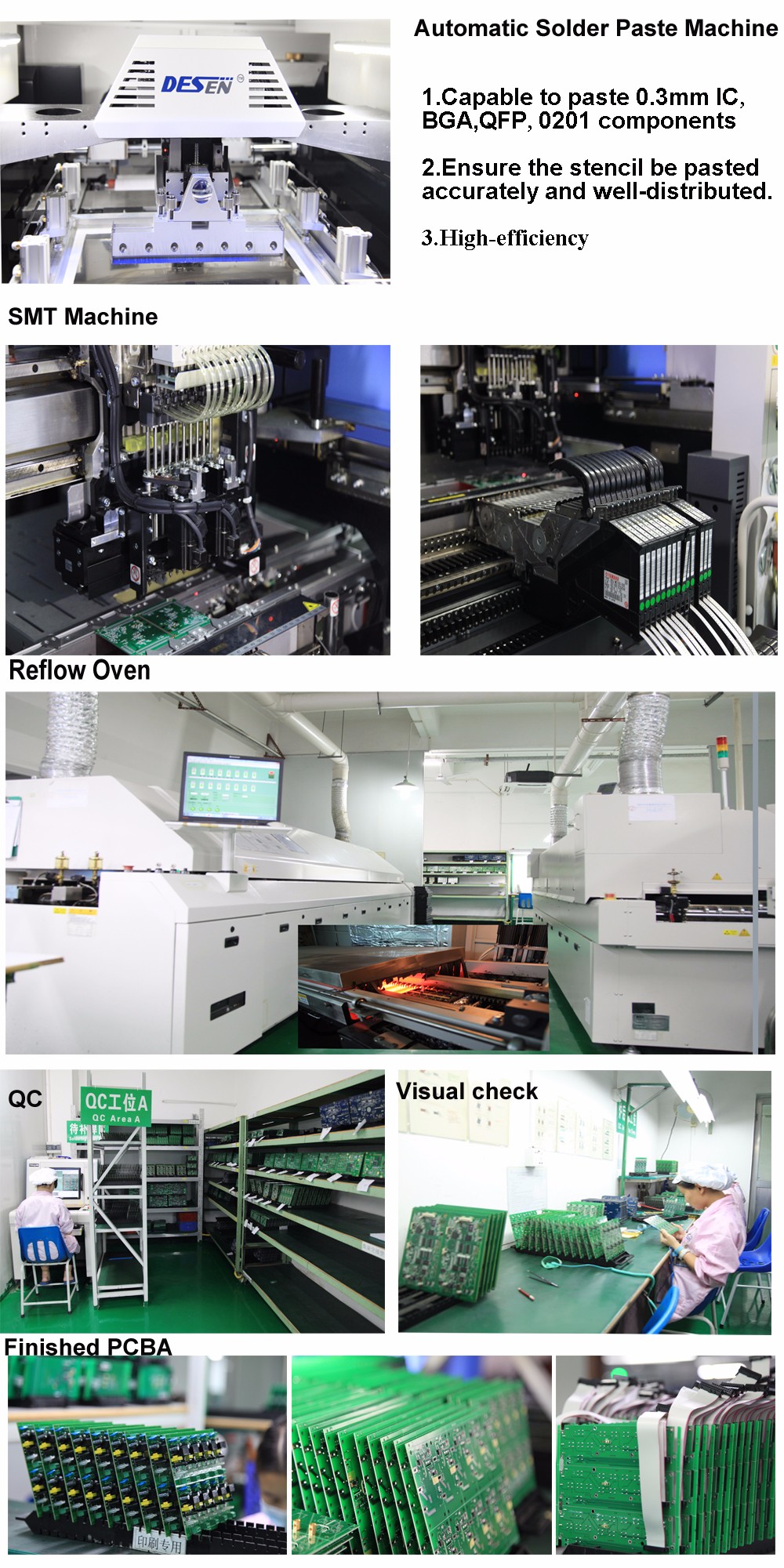 Shenzhen printed circuit PCB PCBA manufacture processing