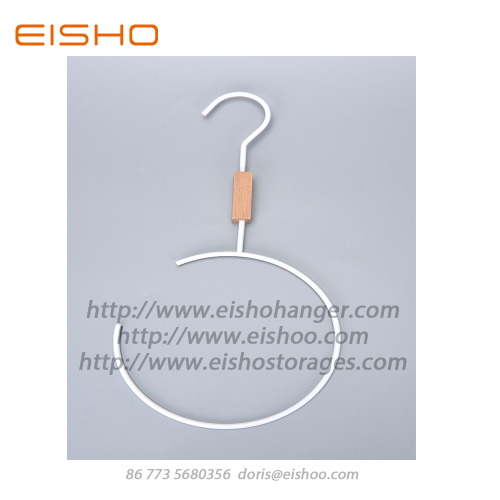 EISHO Wooden Metal Split Ring Hanger
