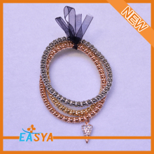 Customized Unsmooth Chain Gyro Pendant Bracelet