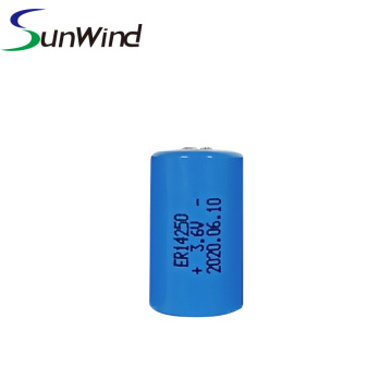 Lisocl2 Batterie 3.6V 1200mAh ER14250 Lithiumbatterie