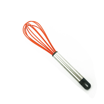 metal handle beater silicone coated whisk