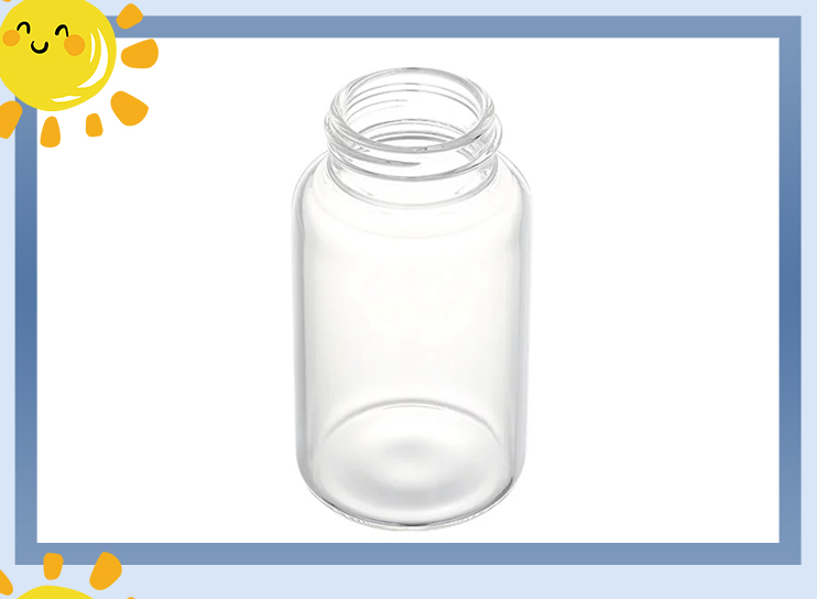 Standard Neck Baby Milk Glass Feeding Bottle