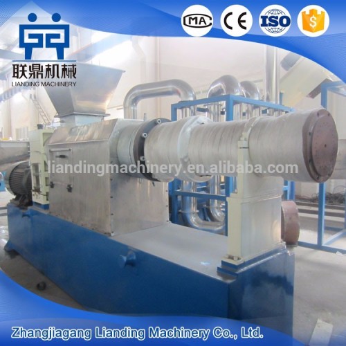 PP PE film squeeze dryer granulation machine / film suqeezing compacting machine