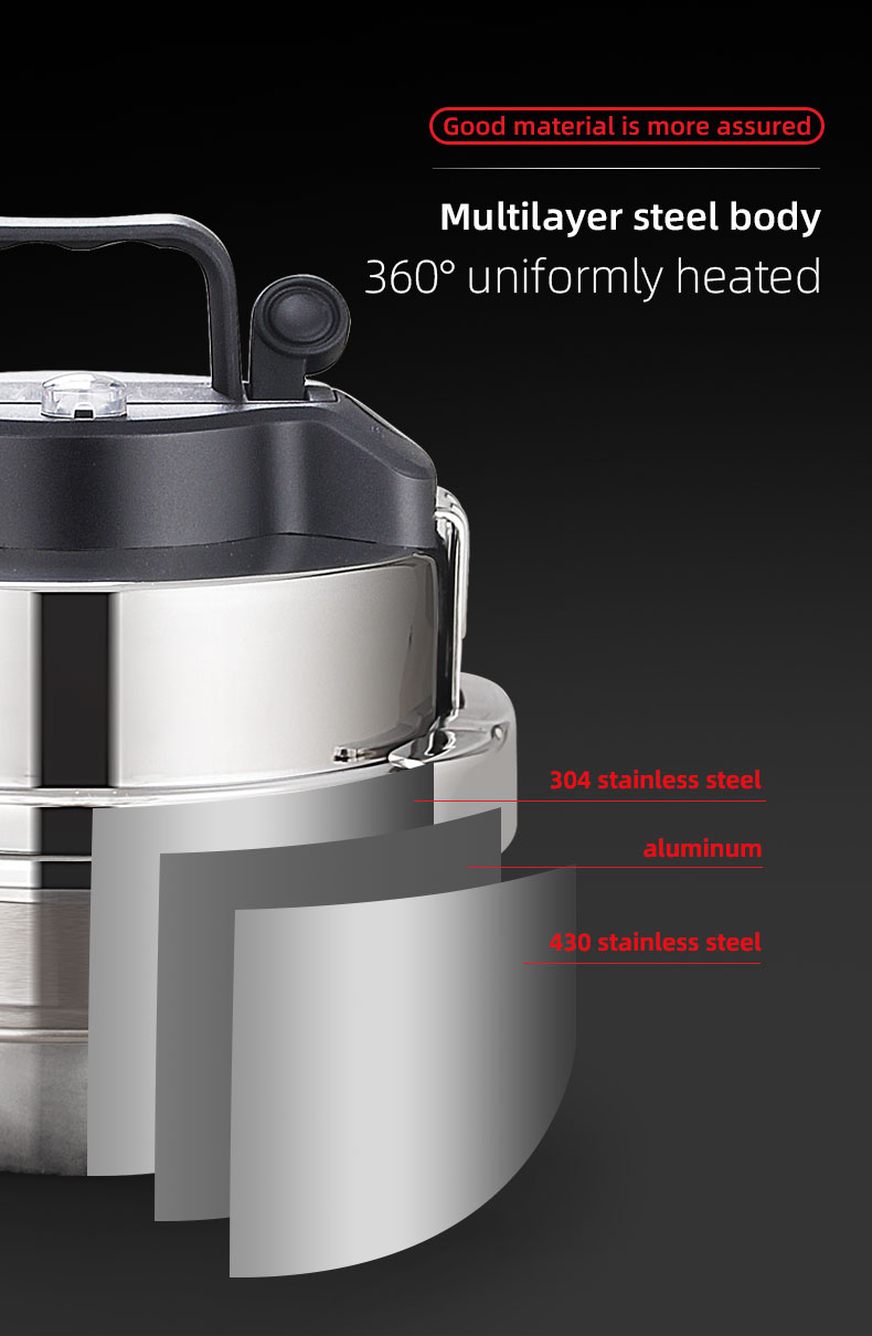 Food grade portable mini pressure cooker stainless steel rice mini cooker amazon