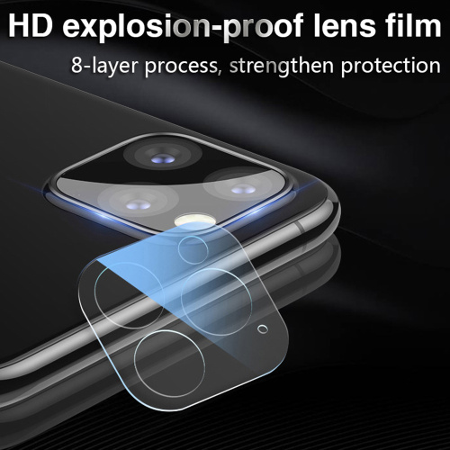 9H Flexible Tempered Camera Lens Displayschutzfolie