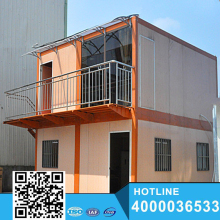 wooden appearance prefabricated private container house