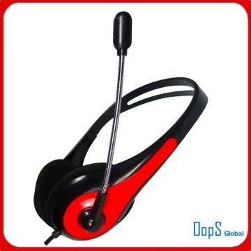 Fashion convenient computer headset with mic, good quality headset with mic