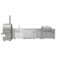 Freely Combined Stainless Steel BBQ Gas Grill Propane Island