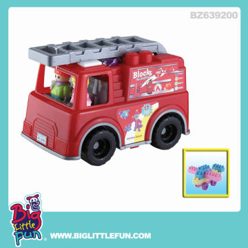 Enlighten brick toys,Plastic block,Ambulance toys