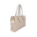 Structured Vegetable Tanned Leather Blush Everyday Tote