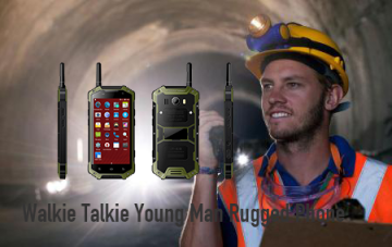 Walkie Talkie Young Man Rugged Phone