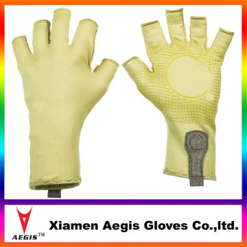 yellow safety working gloves/safety work gloves/fluorescent yellow safety working gloves