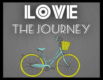 Love the journey wood home decor signs