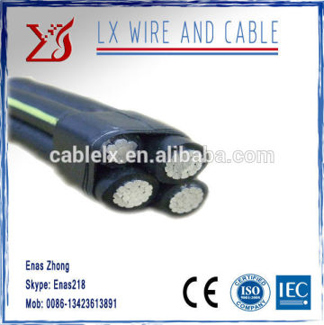 aluminum conductor PVC insulation ABC cable